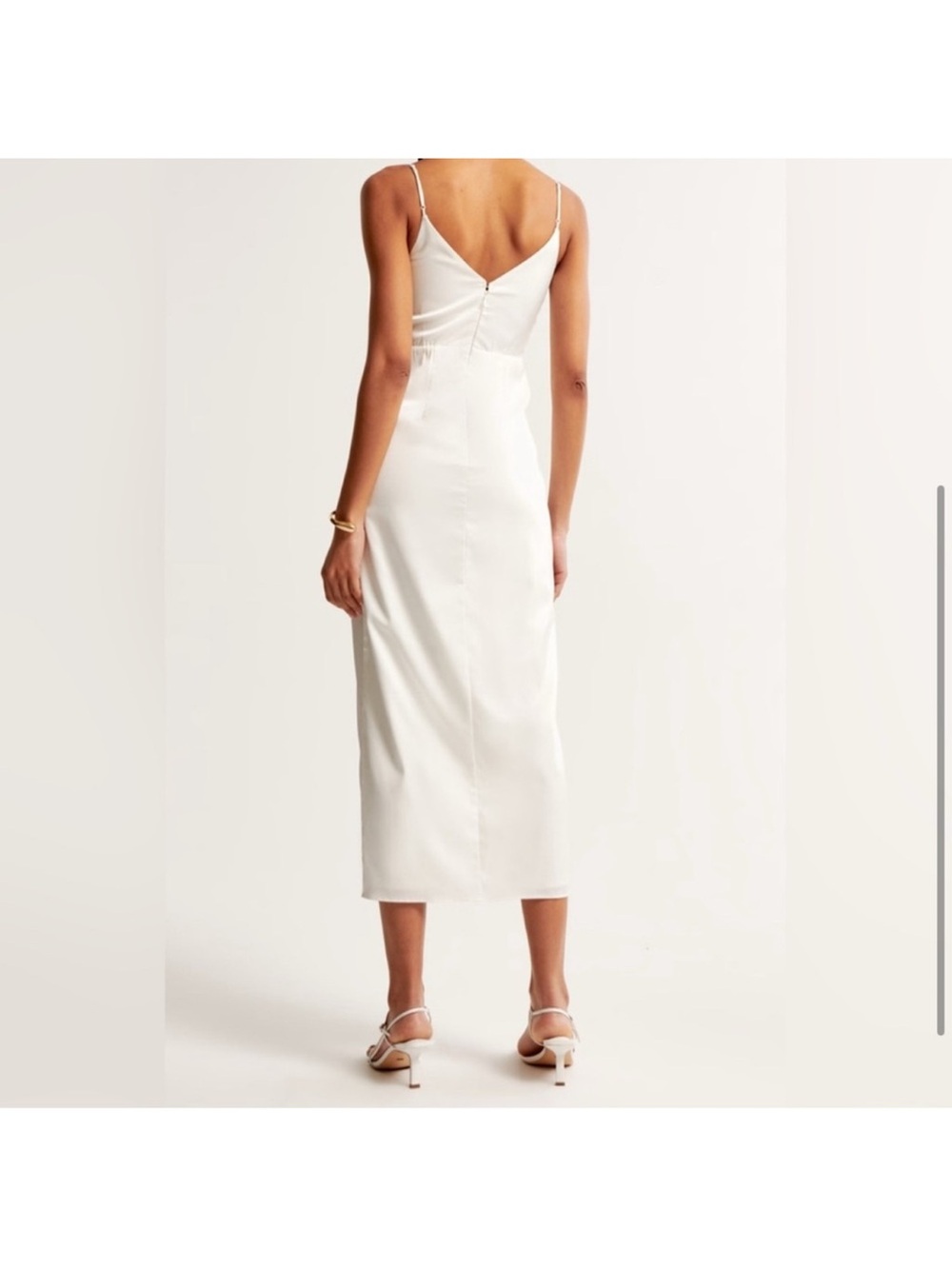 Abercrombie Satin White Dress - Picture 2 of 2